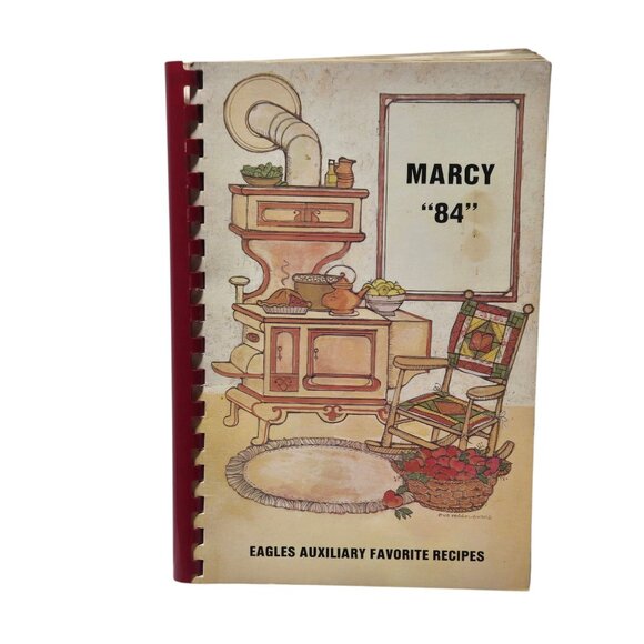Marcy 84 Eagles Auxiliary Cookbook Favorite Recipes Vintage 1983 Recipe Book - Picture 12 of 13